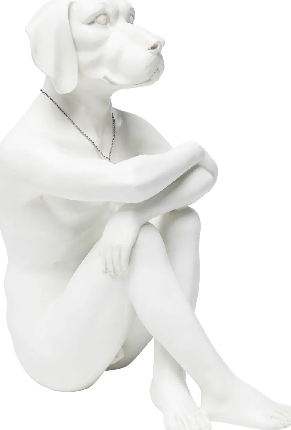 Deko Figur Gangster Dog Creme