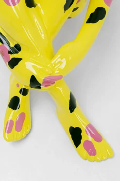 Deko Figur Gangster Dog Gelb 80cm