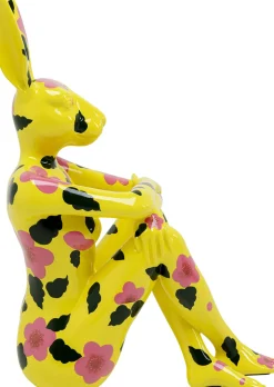 Deko Figur Gangster Rabbit Gelb 80cm
