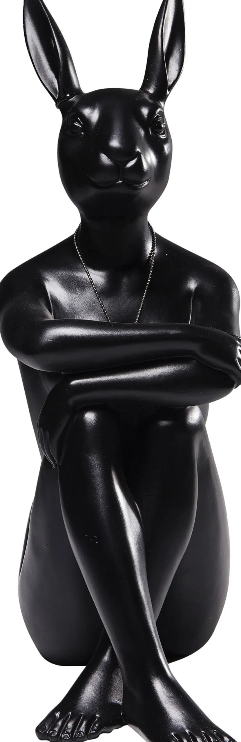 Deko Figur Gangster Rabbit Schwarz