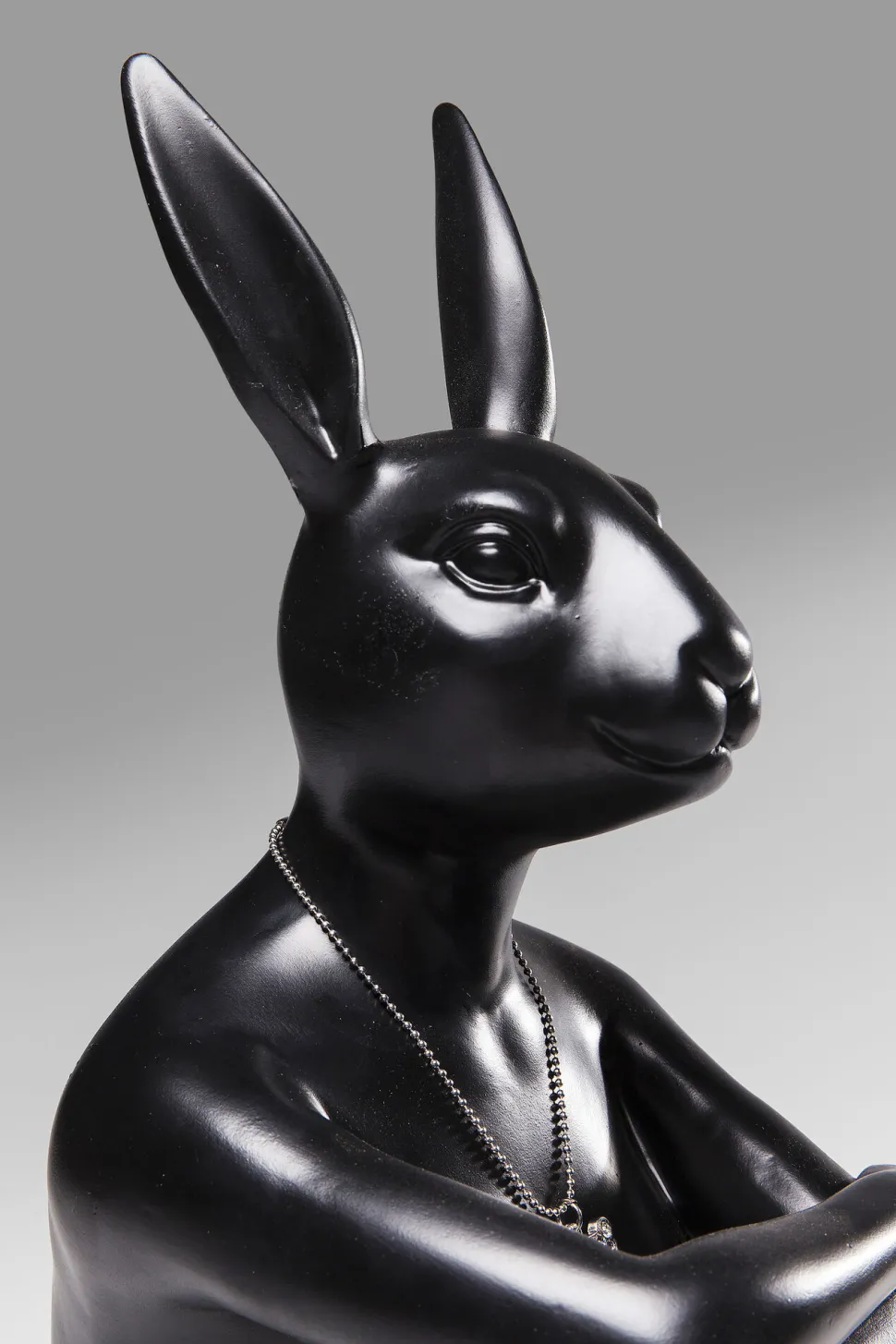 Deko Figur Gangster Rabbit Schwarz