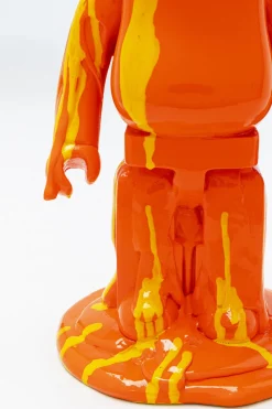 Deko Figur Gelato Bear Orange 40cm