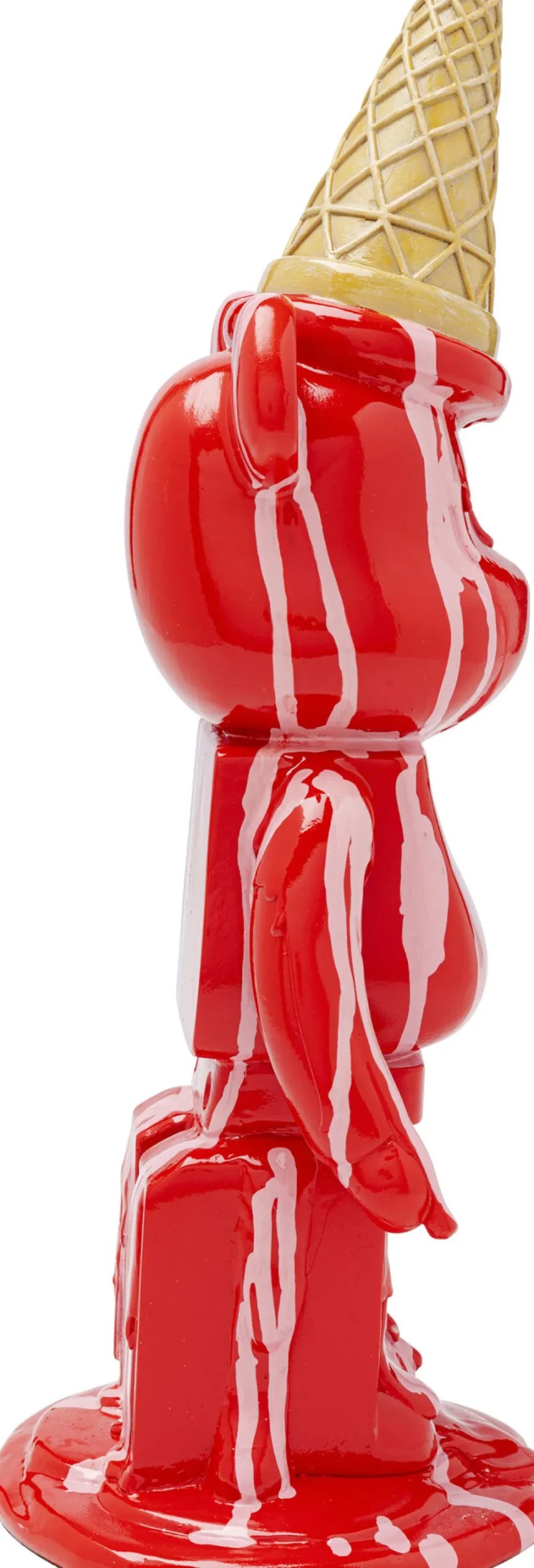 Deko Figur Gelato Bear Rot 40cm