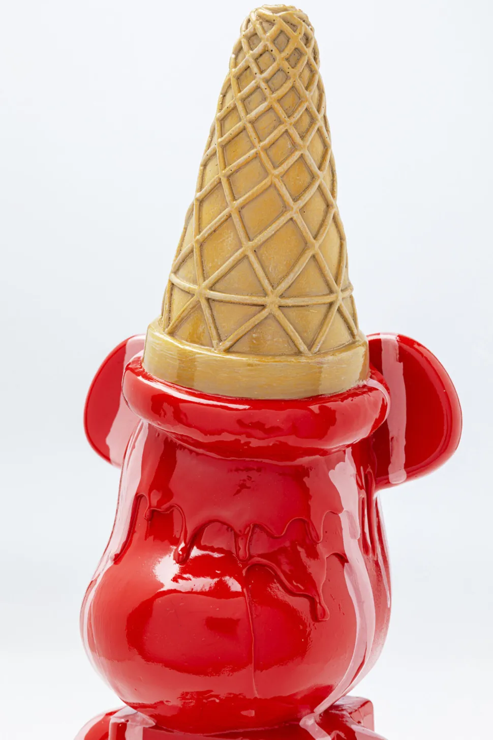 Deko Figur Gelato Bear Rot 40cm