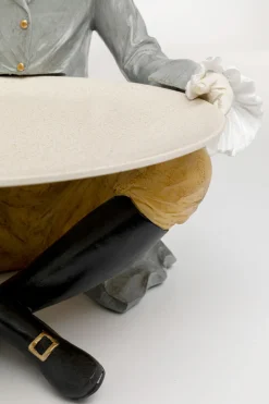 Deko Figur Gentleman Dog Tray 29cm