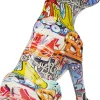 Deko Figur Graffiti Dog 41cm