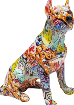 Deko Figur Graffiti Dog 41cm