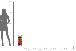 Deko Figur Graffiti Dog 49cm