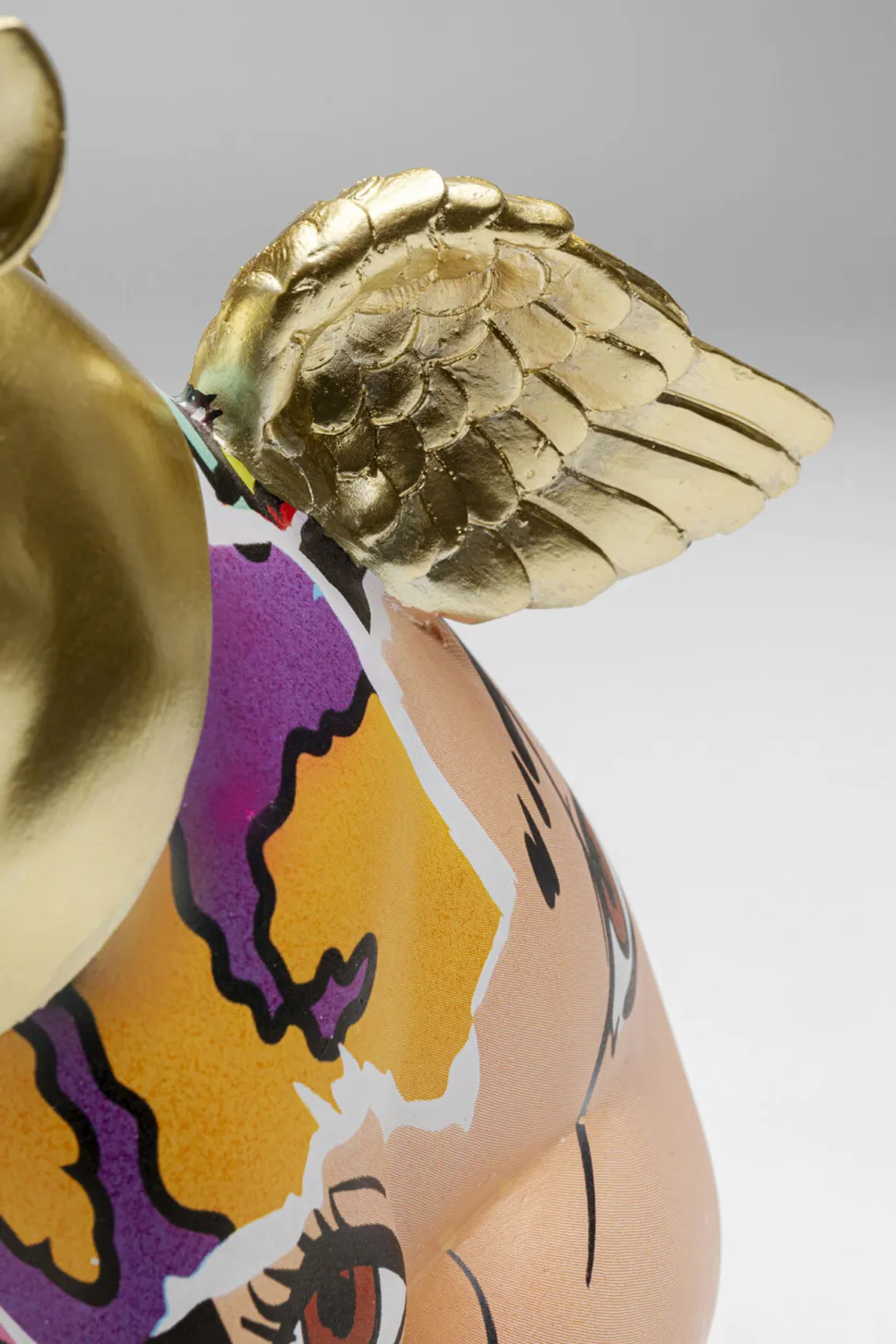 Deko Figur Graffiti Flying Pig 16cm