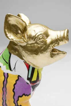 Deko Figur Graffiti Pig 20cm