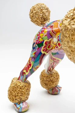 Deko Figur Graffiti Poodle 34cm