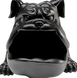 Deko Figur Hungry Dog Schwarz 37cm