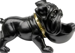 Deko Figur Hungry Dog Schwarz 37cm