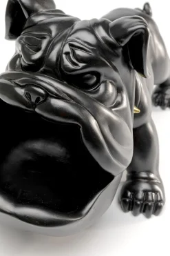 Deko Figur Hungry Dog Schwarz 37cm