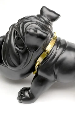 Deko Figur Hungry Dog Schwarz 37cm