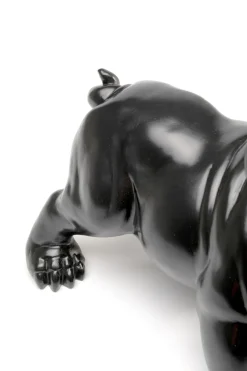 Deko Figur Hungry Dog Schwarz 37cm