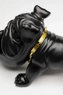 Deko Figur Hungry Dog Schwarz 37cm