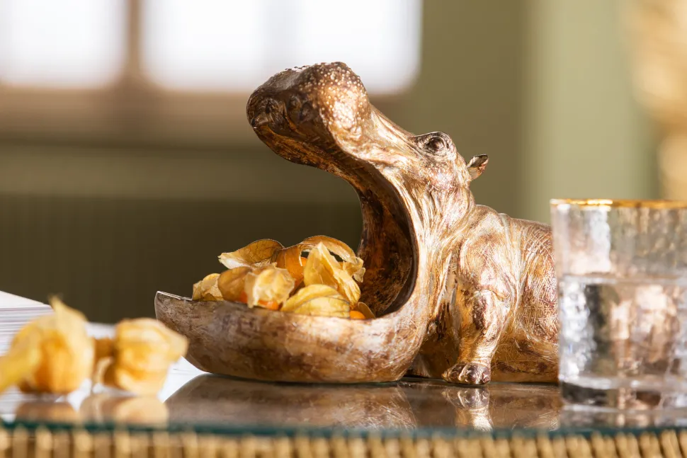 Deko Figur Hungry Hippo 27cm