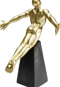 Deko Figur Jumper Gold 37cm