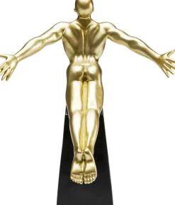 Deko Figur Jumper Gold 37cm