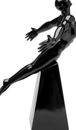 Deko Figur Jumper Schwarz 37cm