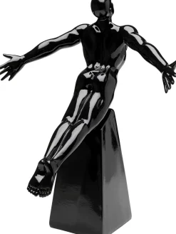 Deko Figur Jumper Schwarz 37cm