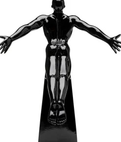 Deko Figur Jumper Schwarz 37cm