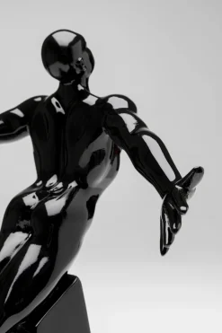 Deko Figur Jumper Schwarz 37cm