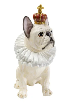 Deko Figur King Dog Weiß 33cm