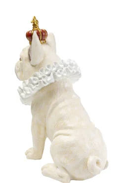 Deko Figur King Dog Weiß 33cm