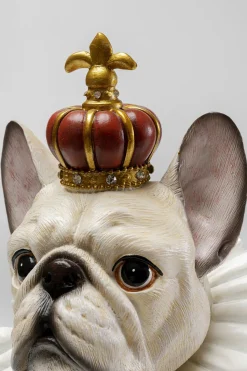Deko Figur King Dog Weiß 33cm