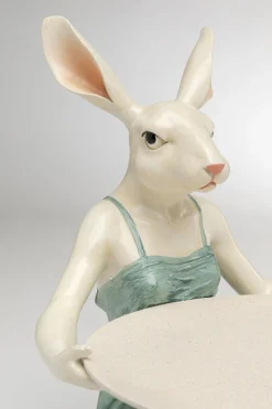 Deko Figur Lady Rabbit Tray 29cm