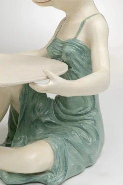 Deko Figur Lady Rabbit Tray 29cm