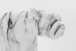 Deko Figur Leopard Marble 95cm