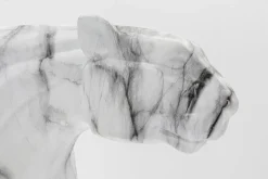 Deko Figur Leopard Marble 95cm