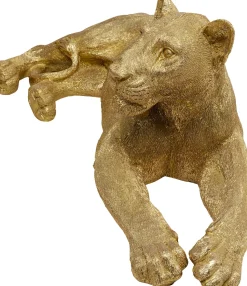 Deko Figur Lion Gold 113cm