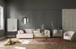 Deko Figur Lion Gold 113cm