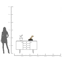 Deko Figur Lion on Marble 34cm