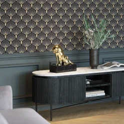 Deko Figur Lion on Marble 34cm