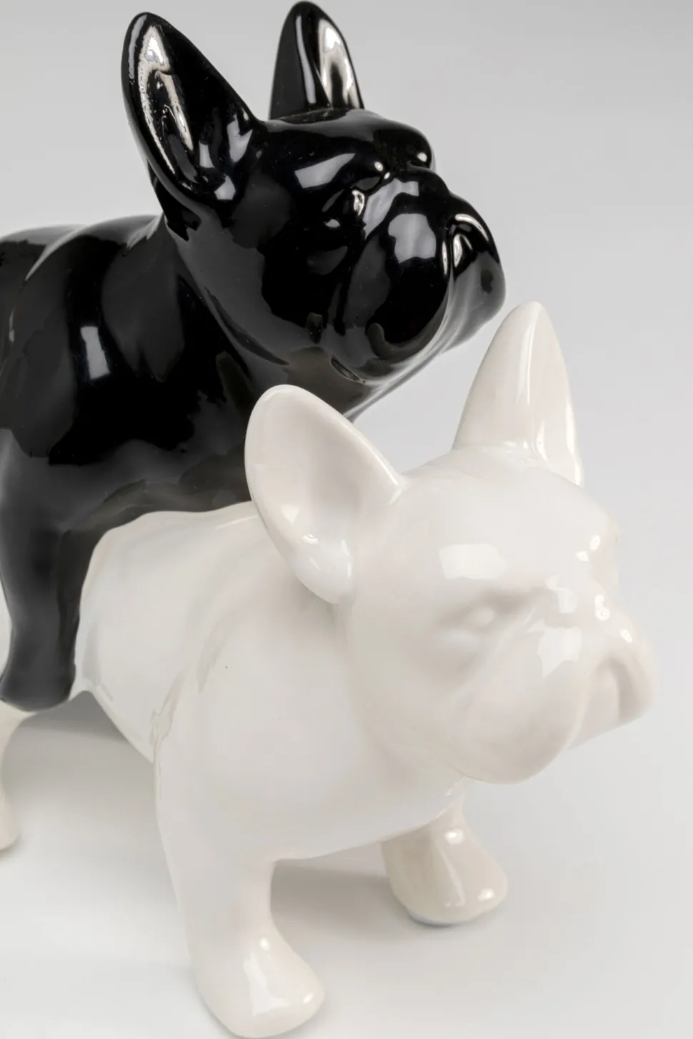 Deko Figur Love Dogs Schwarz
