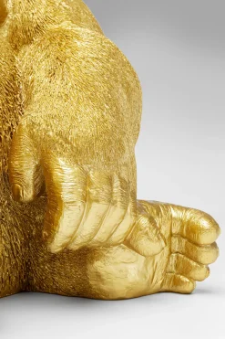 Deko Figur Monkey Gorilla Side XL Gold 76cm
