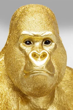 Deko Figur Monkey Gorilla Side XL Gold 76cm