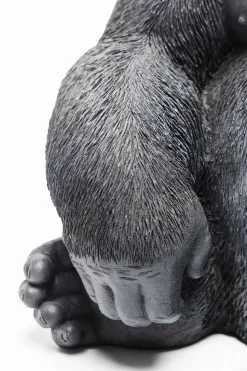 Deko Figur Monkey Gorilla Side Medium Schwarz