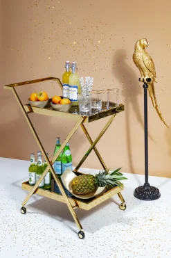 Deko Figur Parrot Gold 116cm