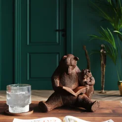 Deko Figur Reading Bears