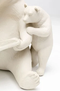 Deko Figur Reading Bears Greige