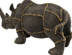 Deko Figur Rhino Rivets Pearls 26cm