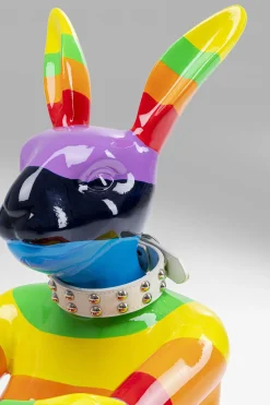 Deko Figur Sitting Rabbit Rainbow 80