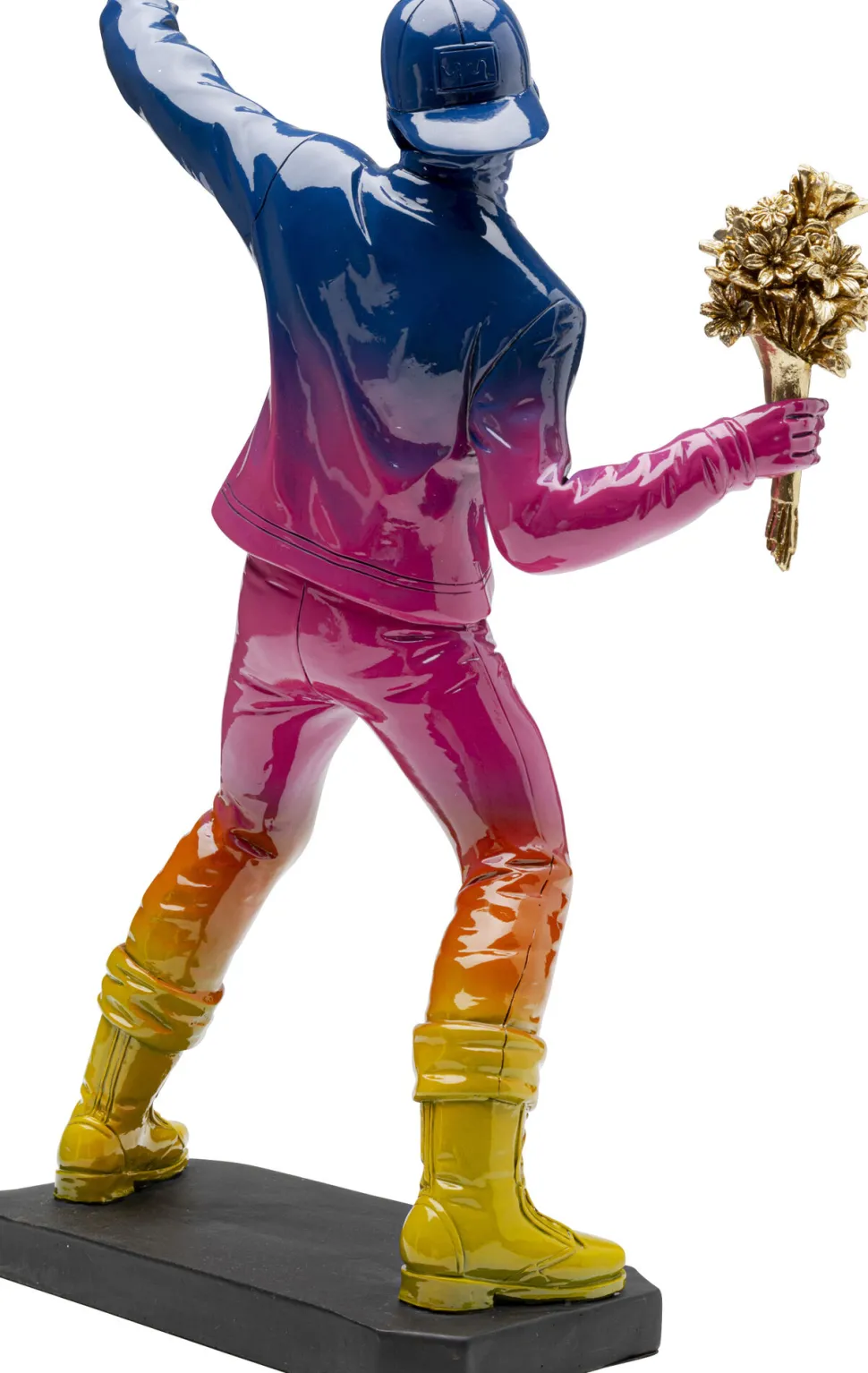 Deko Figur Street Art Bouquet Rainbow 41cm