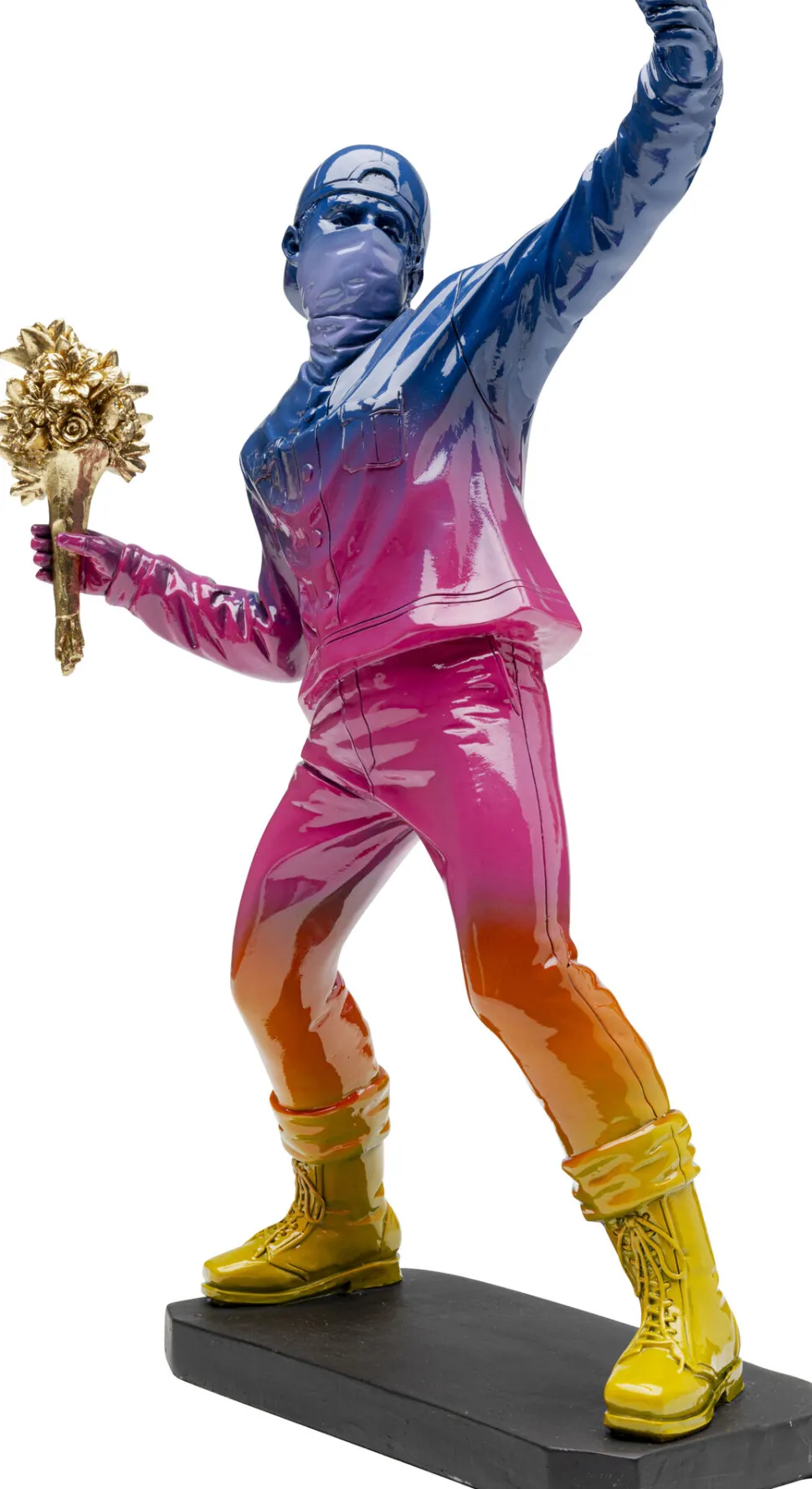 Deko Figur Street Art Bouquet Rainbow 41cm